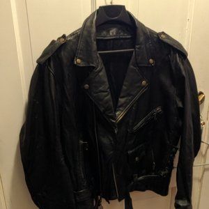 Vintage Motorcycle Leather Jacket